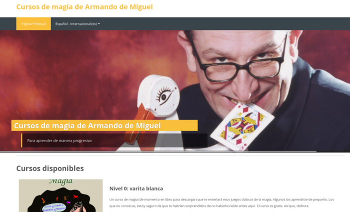 Suscripción a los cursos de magia progresivos de Armando de Miguel
